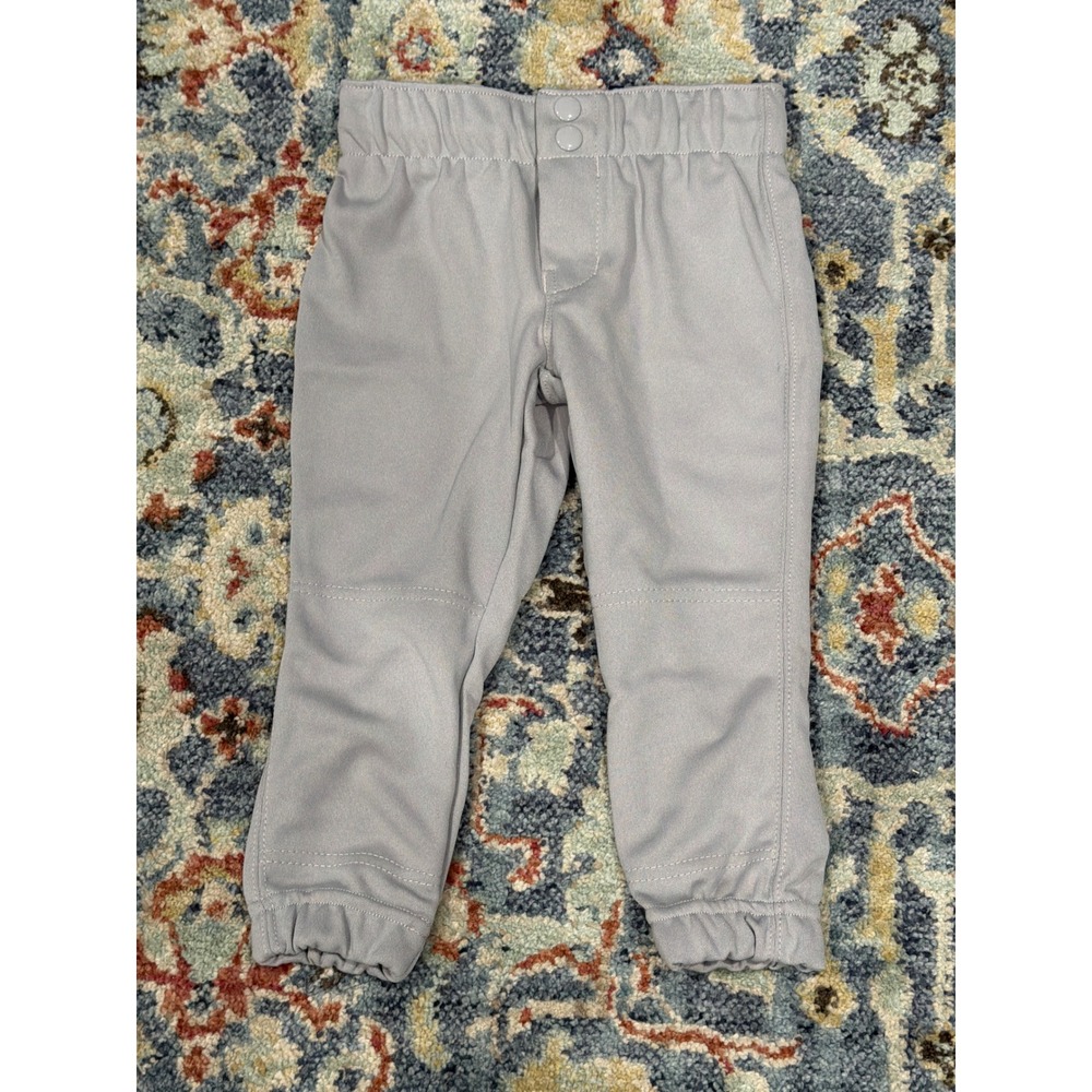 Champro Sports Softball Pants Girls XS Gray Elastic‎ Waist Cuffs NWT